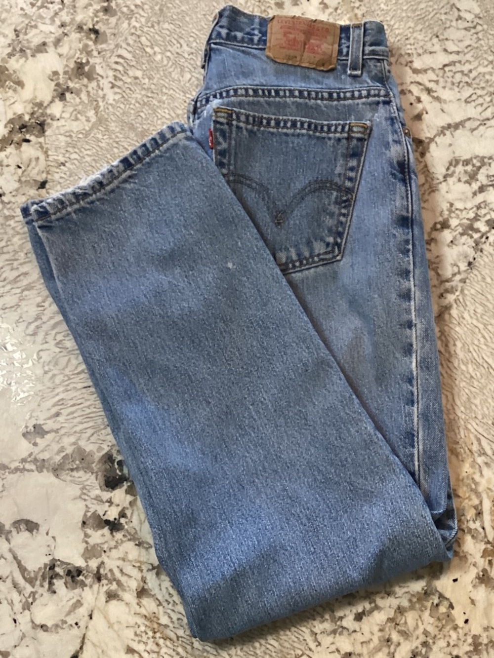 Vintage Levi’s 550 Relaxed Fit Tapered Leg Jeans Mid/High Rise Medium Wash 8 MIS